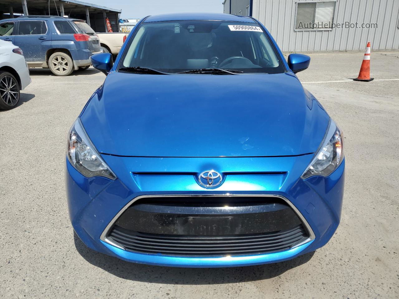 2018 Toyota Yaris Ia  Blue vin: 3MYDLBYV2JY317484