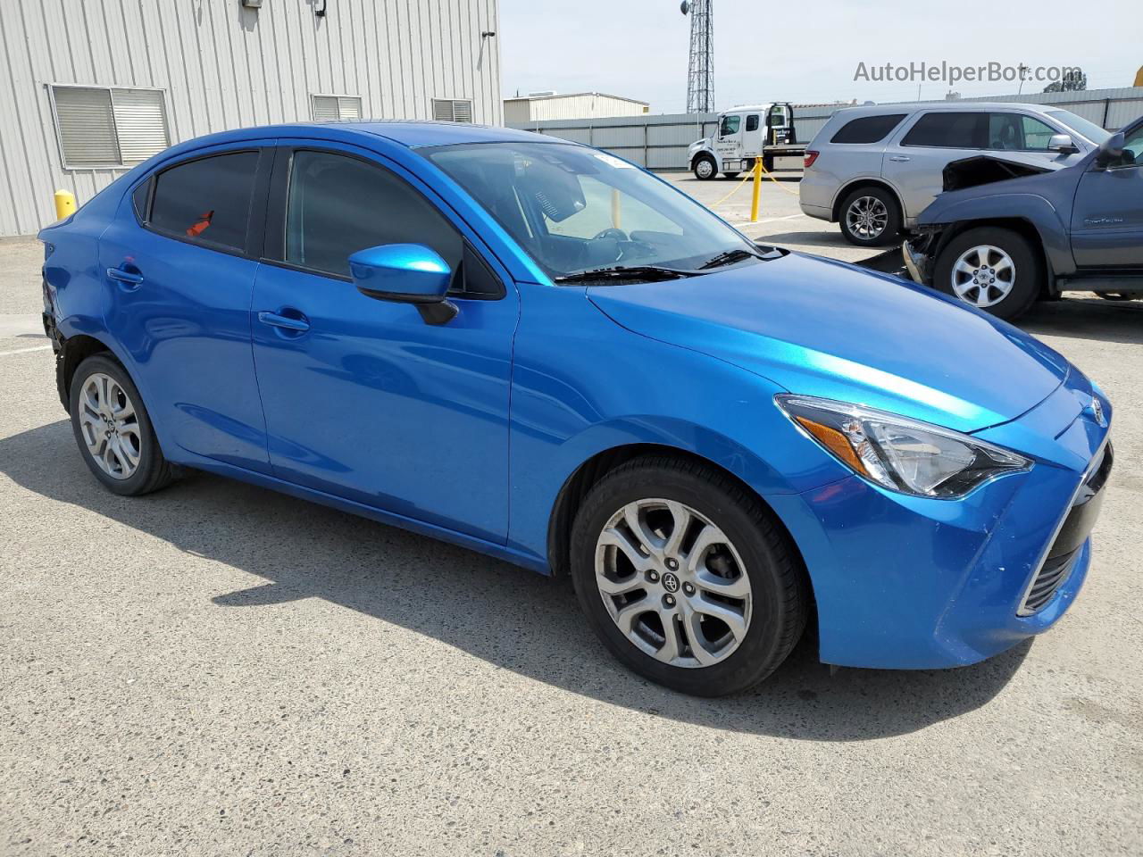 2018 Toyota Yaris Ia  Blue vin: 3MYDLBYV2JY317484