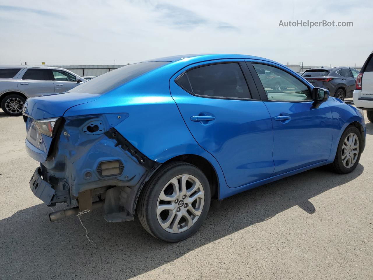 2018 Toyota Yaris Ia  Blue vin: 3MYDLBYV2JY317484