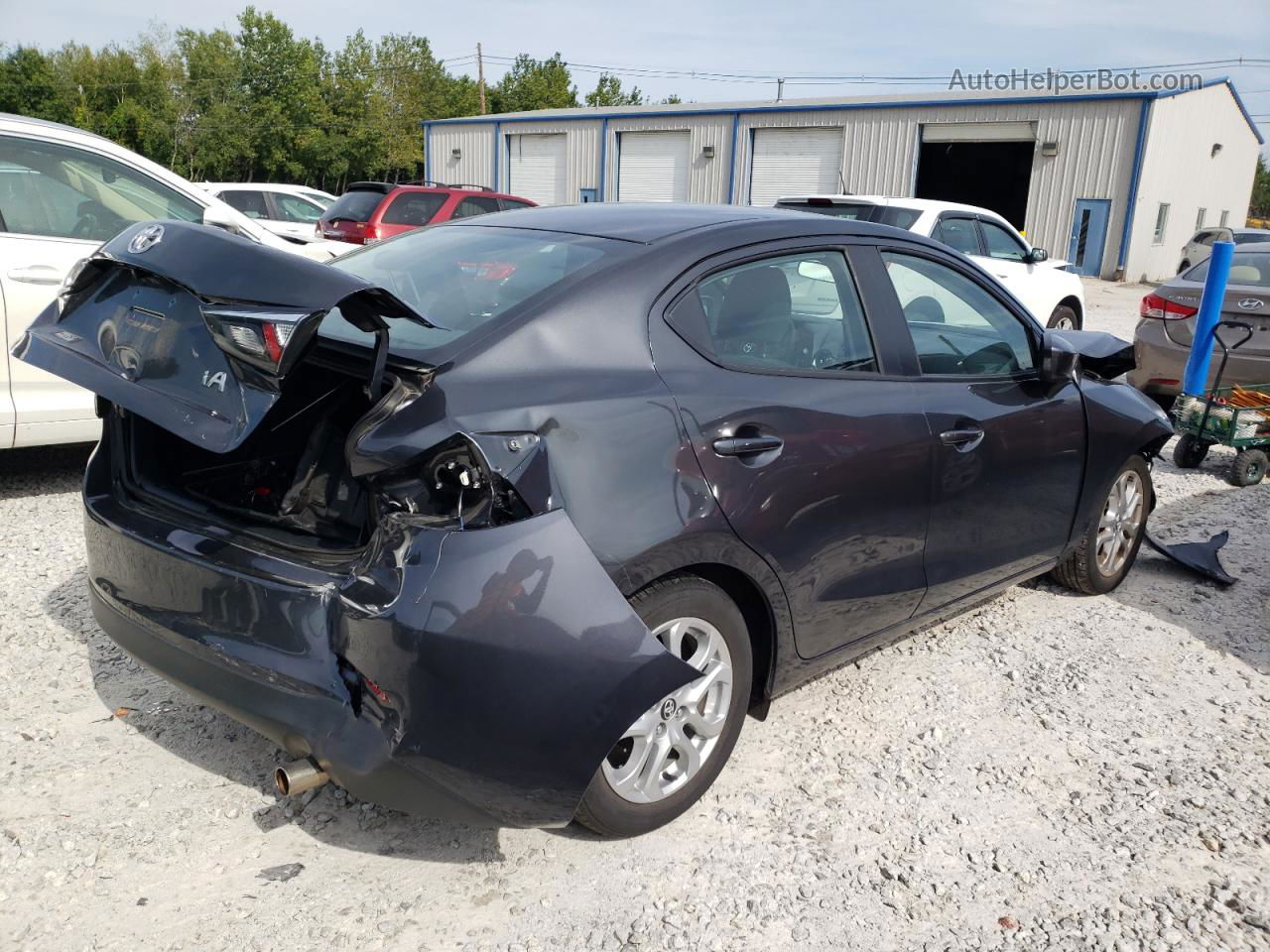 2018 Toyota Yaris Ia  Gray vin: 3MYDLBYV2JY323169