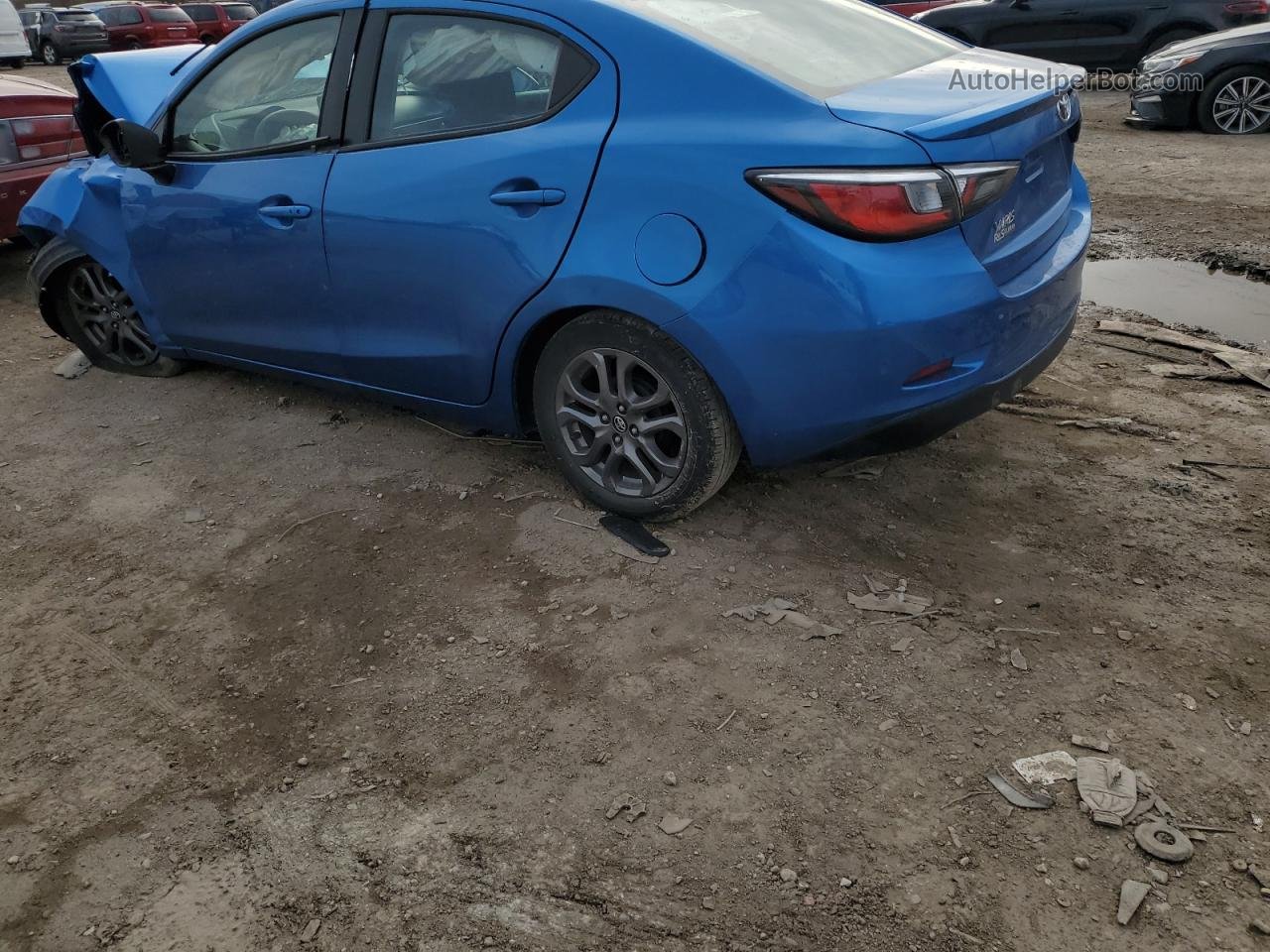 2019 Toyota Yaris L Blue vin: 3MYDLBYV2KY526080