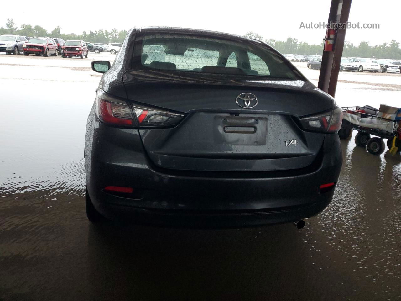 2018 Toyota Yaris Ia  Charcoal vin: 3MYDLBYV3JY313783