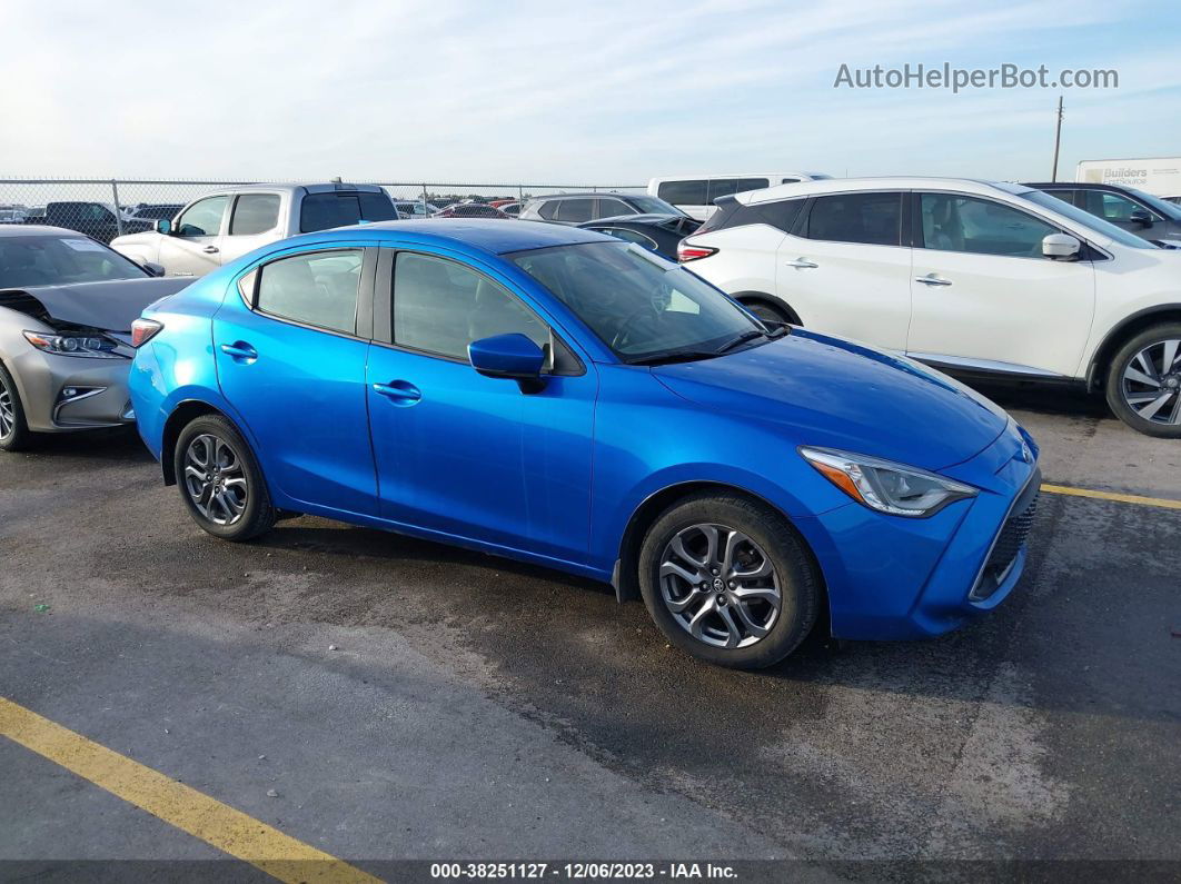 2019 Toyota Yaris Xle Blue vin: 3MYDLBYV3KY505318