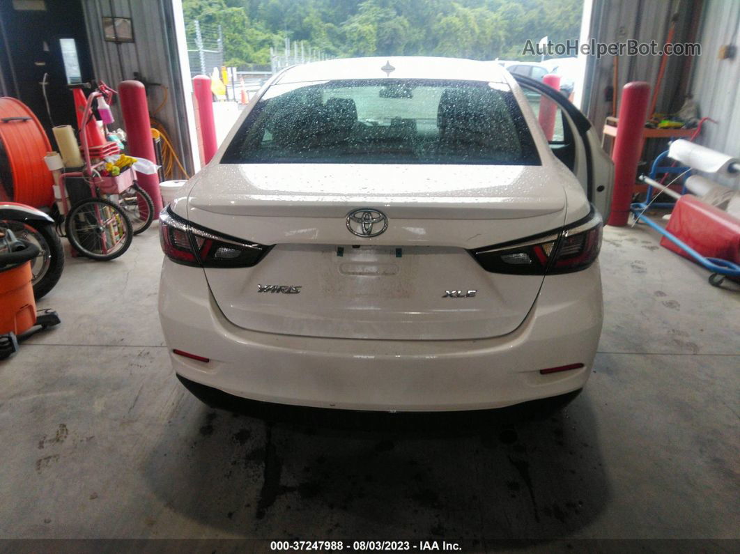 2019 Toyota Yaris Sedan L/le/xle White vin: 3MYDLBYV3KY506615