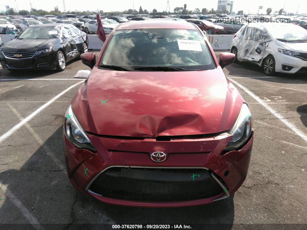 2019 Toyota Yaris Sedan L/le/xle Red vin: 3MYDLBYV4KY506364