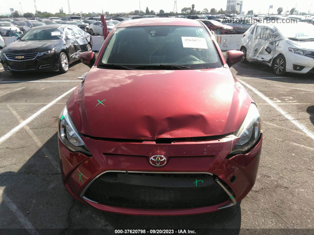 2019 Toyota Yaris Sedan L/le/xle Red vin: 3MYDLBYV4KY506364