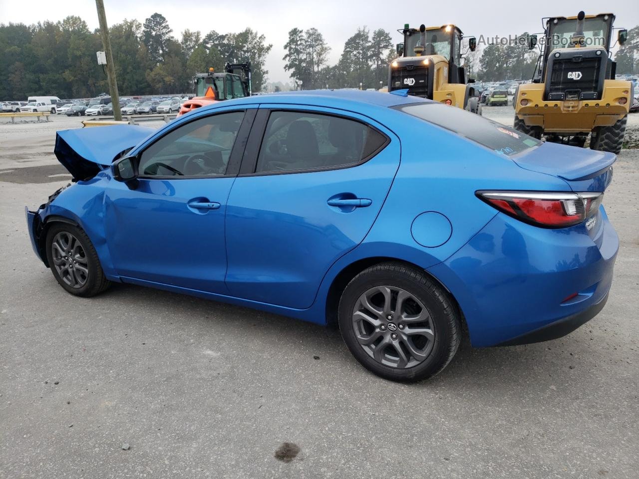 2019 Toyota Yaris L Blue vin: 3MYDLBYV4KY507921