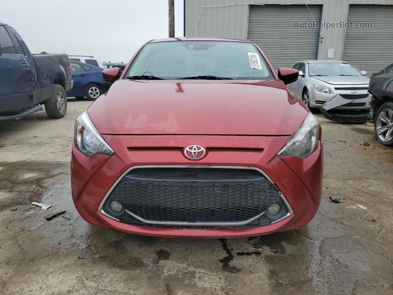 2019 Toyota Yaris L Red vin: 3MYDLBYV4KY507997