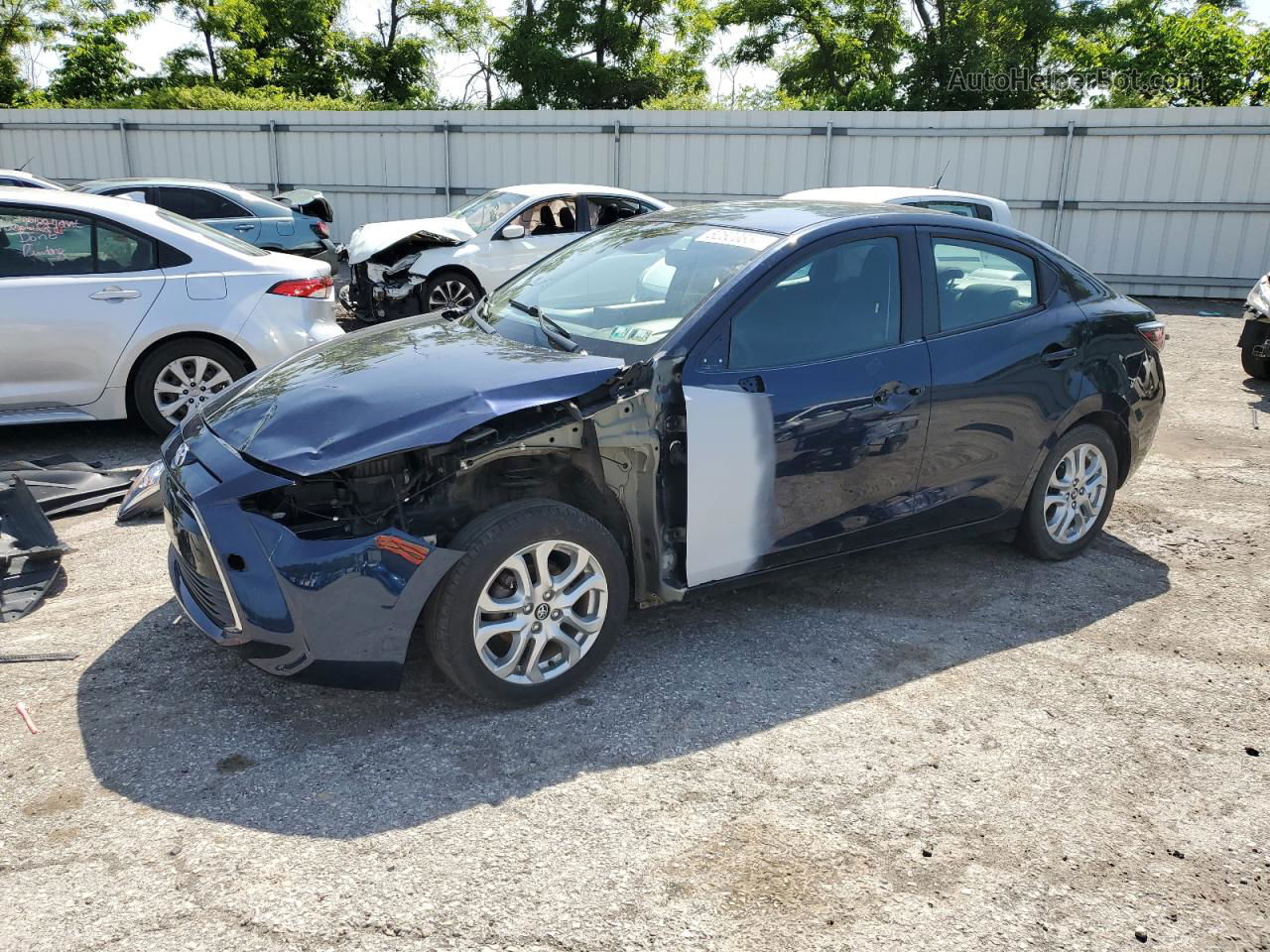 2018 Toyota Yaris Ia  Blue vin: 3MYDLBYV5JY313395