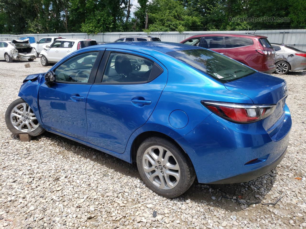 2018 Toyota Yaris Ia  Blue vin: 3MYDLBYV5JY327216