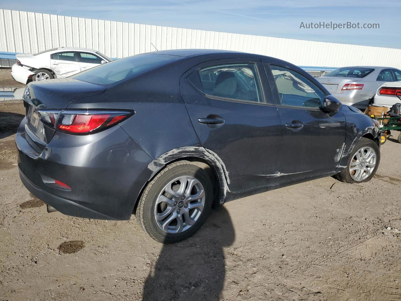 2018 Toyota Yaris Ia  Charcoal vin: 3MYDLBYV6JY322736