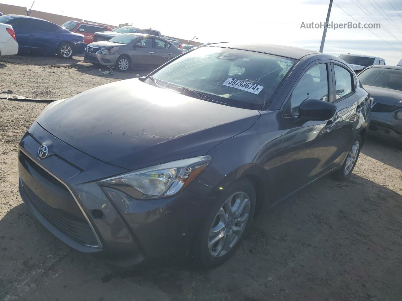 2018 Toyota Yaris Ia  Charcoal vin: 3MYDLBYV6JY322736