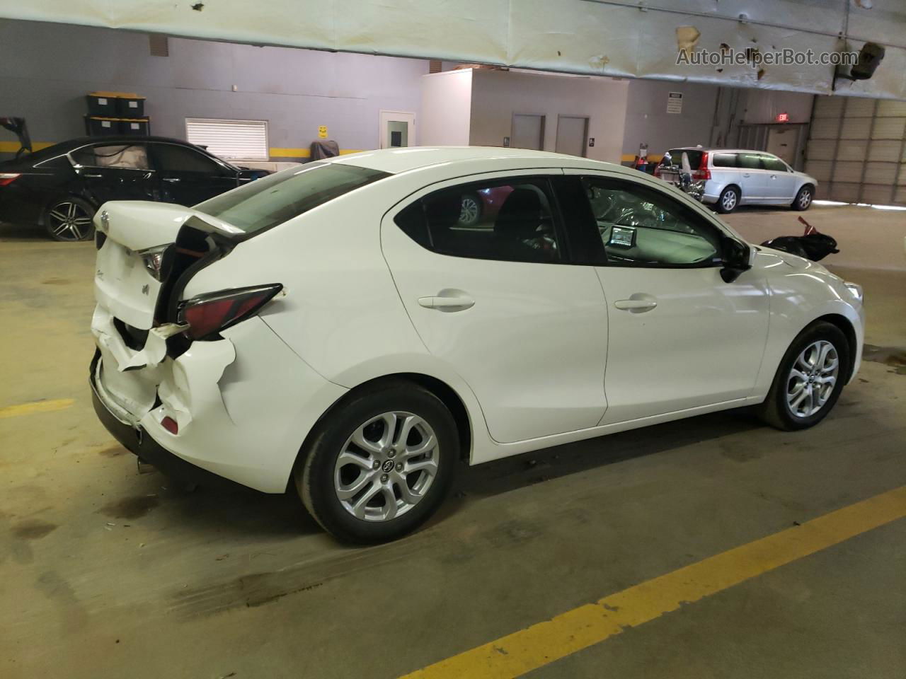 2018 Toyota Yaris Ia  White vin: 3MYDLBYV6JY330237