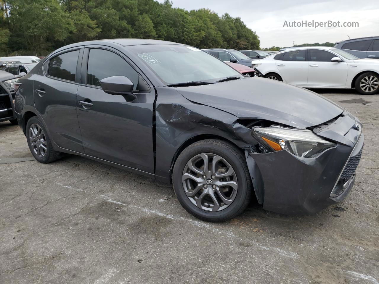 2019 Toyota Yaris L Charcoal vin: 3MYDLBYV6KY501361