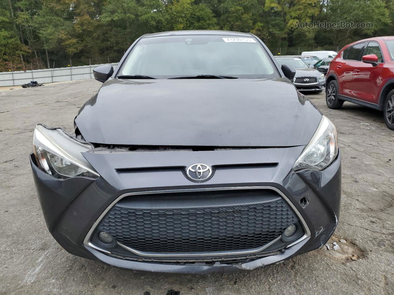 2019 Toyota Yaris L Charcoal vin: 3MYDLBYV6KY501361