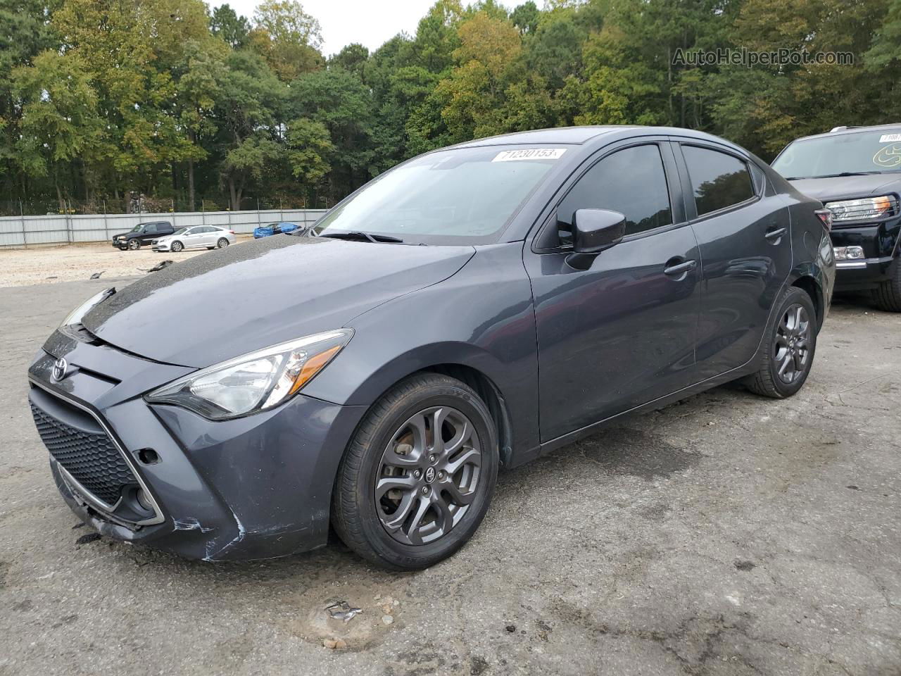 2019 Toyota Yaris L Charcoal vin: 3MYDLBYV6KY501361