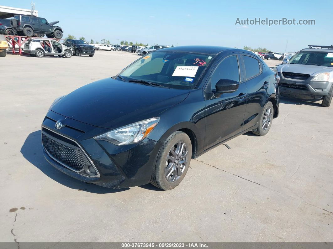 2019 Toyota Yaris Sedan L/le/xle Black vin: 3MYDLBYV6KY506284