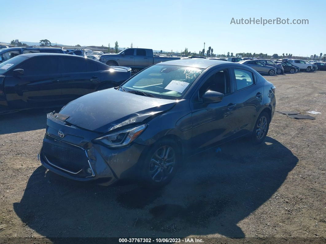 2019 Toyota Yaris Sedan L/le/xle Gray vin: 3MYDLBYV6KY513686