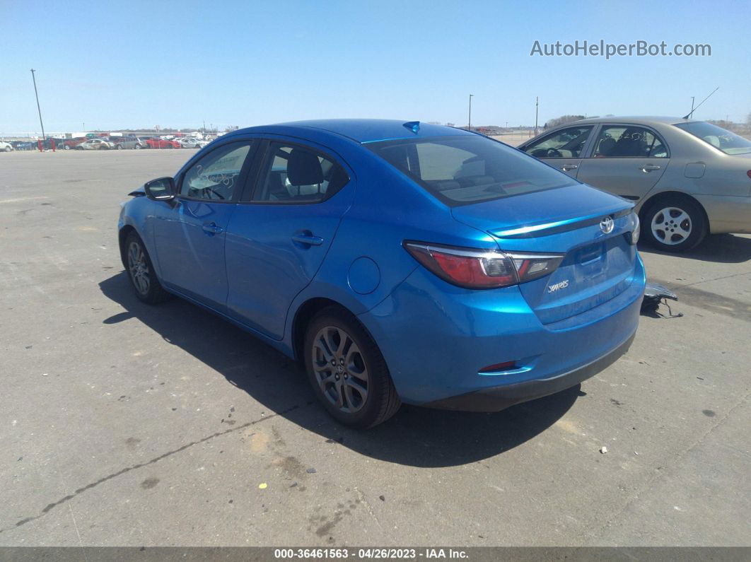 2019 Toyota Yaris Sedan L/le/xle Blue vin: 3MYDLBYV6KY523411