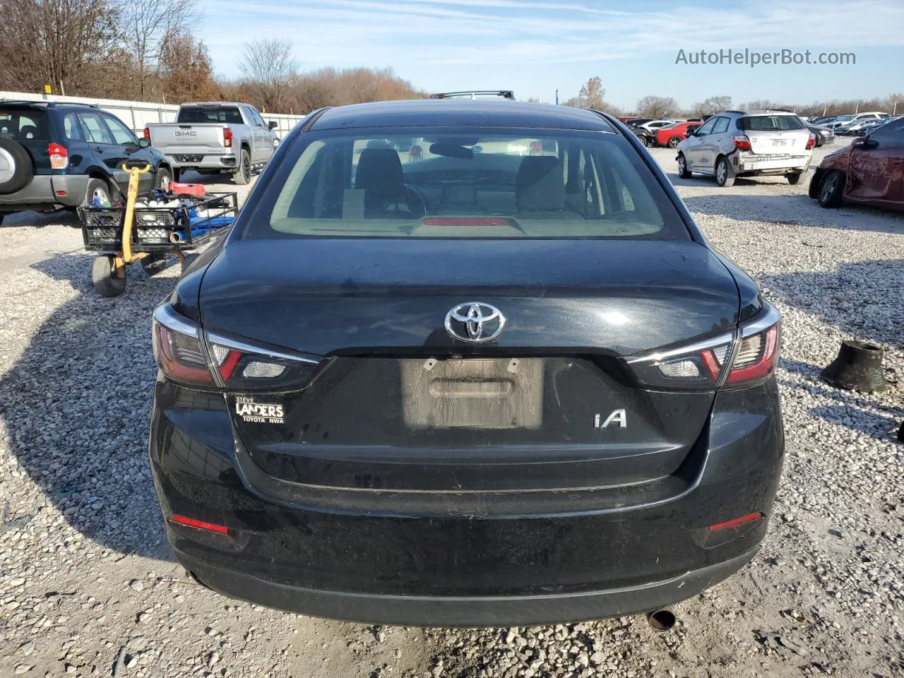 2018 Toyota Yaris Ia  Black vin: 3MYDLBYV7JY315536