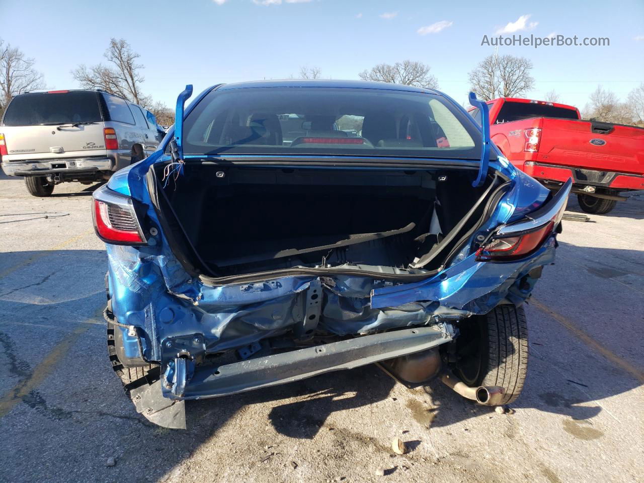 2018 Toyota Yaris Ia  Blue vin: 3MYDLBYV7JY320803