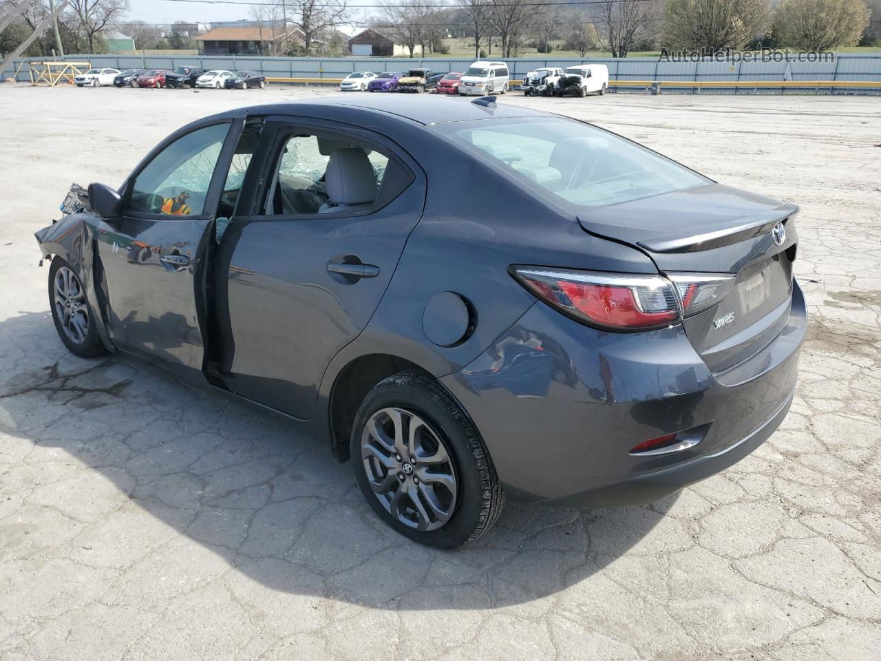 2019 Toyota Yaris L Gray vin: 3MYDLBYV7KY510974