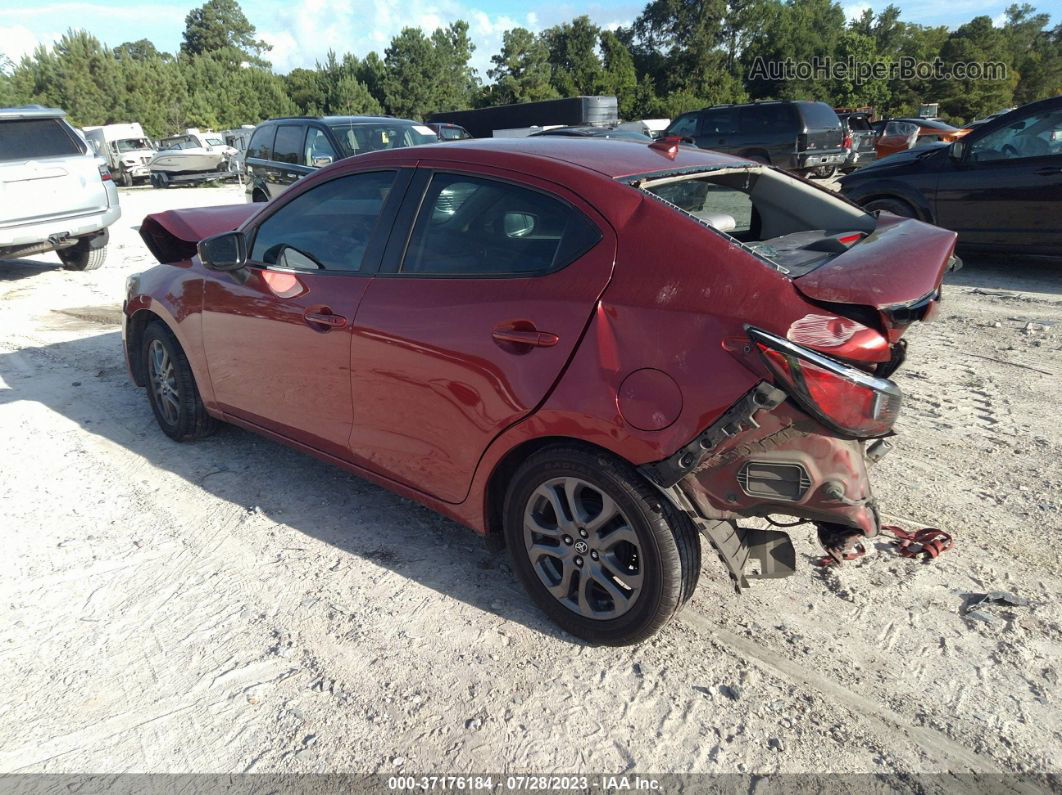 2019 Toyota Yaris Sedan L/le/xle Red vin: 3MYDLBYV7KY517911