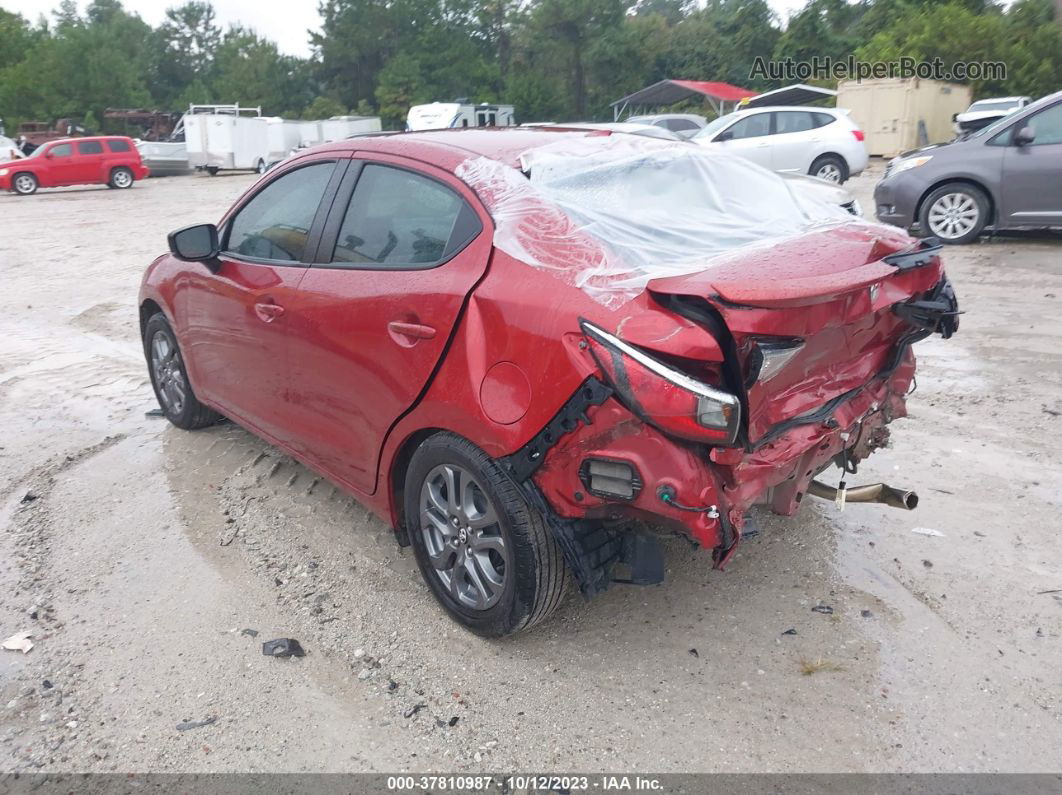 2019 Toyota Yaris Sedan L/le/xle Burgundy vin: 3MYDLBYV7KY517911