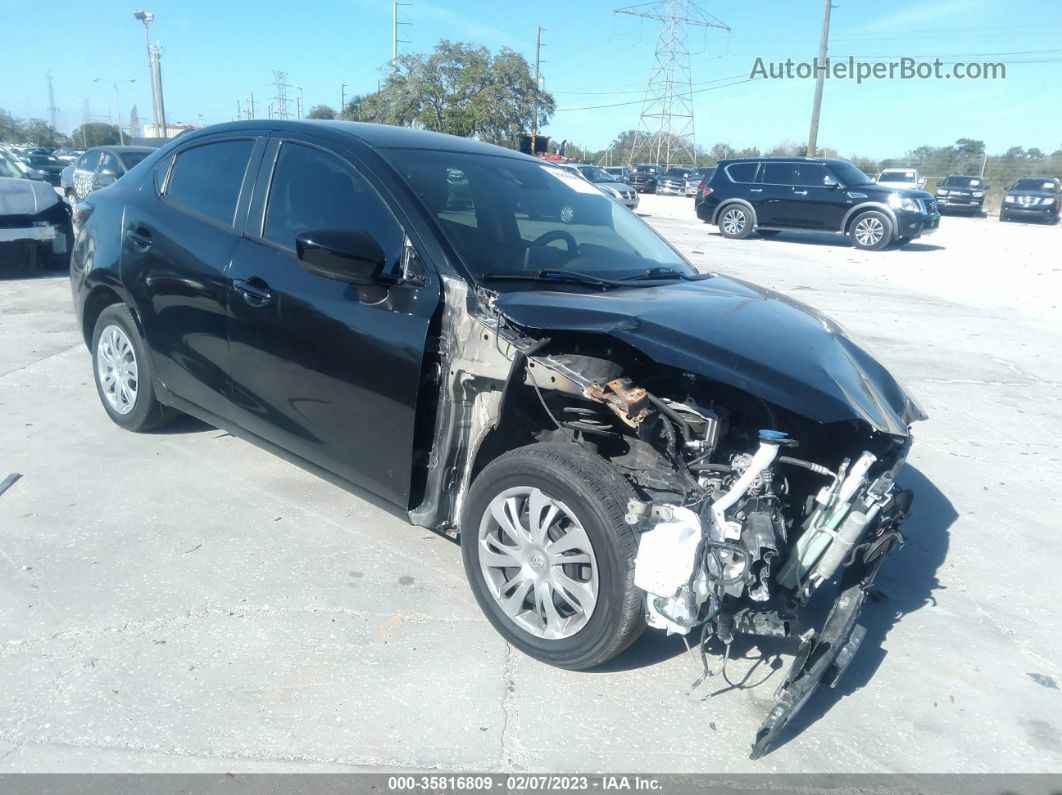 2019 Toyota Yaris Sedan Le Black vin: 3MYDLBYV7KY522378