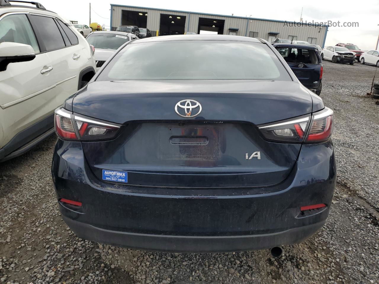 2018 Toyota Yaris Ia  Blue vin: 3MYDLBYV8JY303704