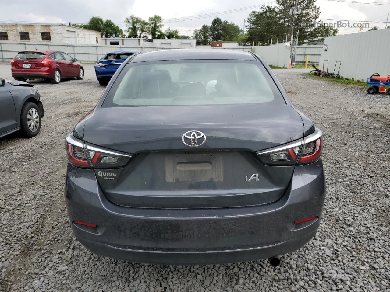 2018 Toyota Yaris Ia  Gray vin: 3MYDLBYV8JY327436