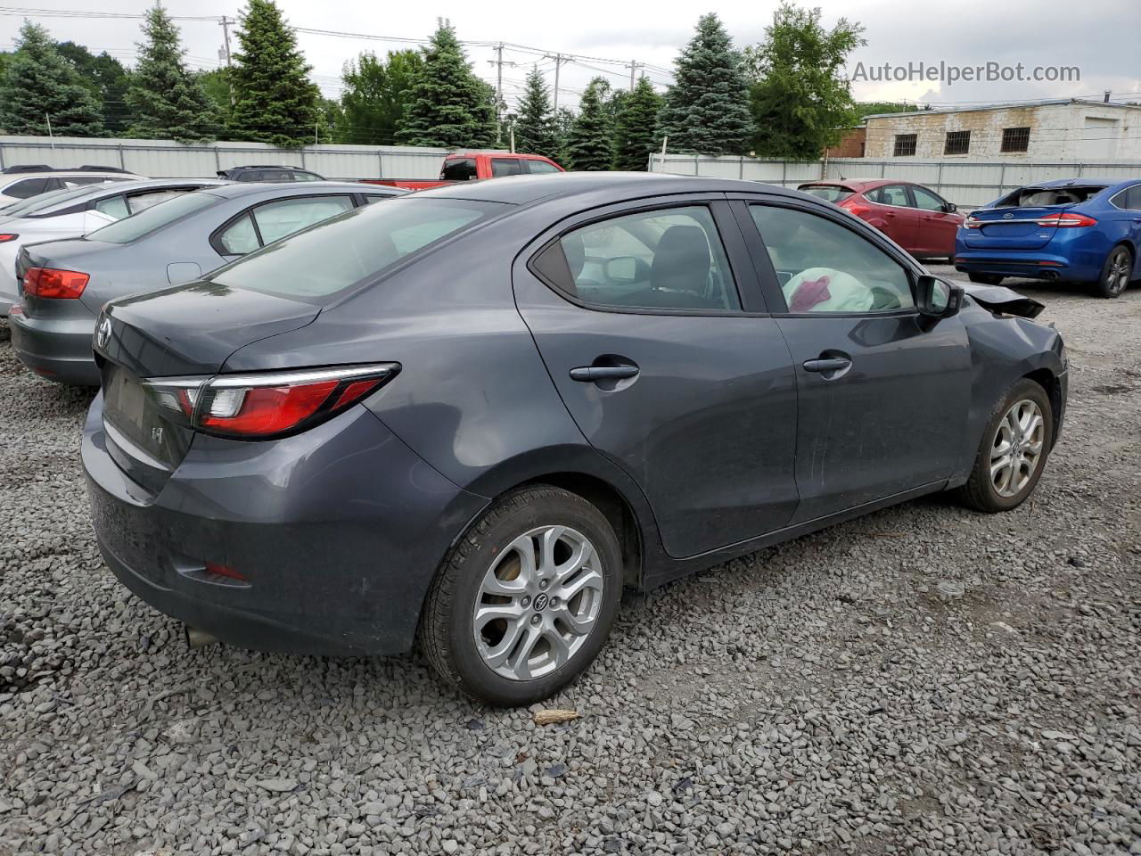 2018 Toyota Yaris Ia  Gray vin: 3MYDLBYV8JY327436