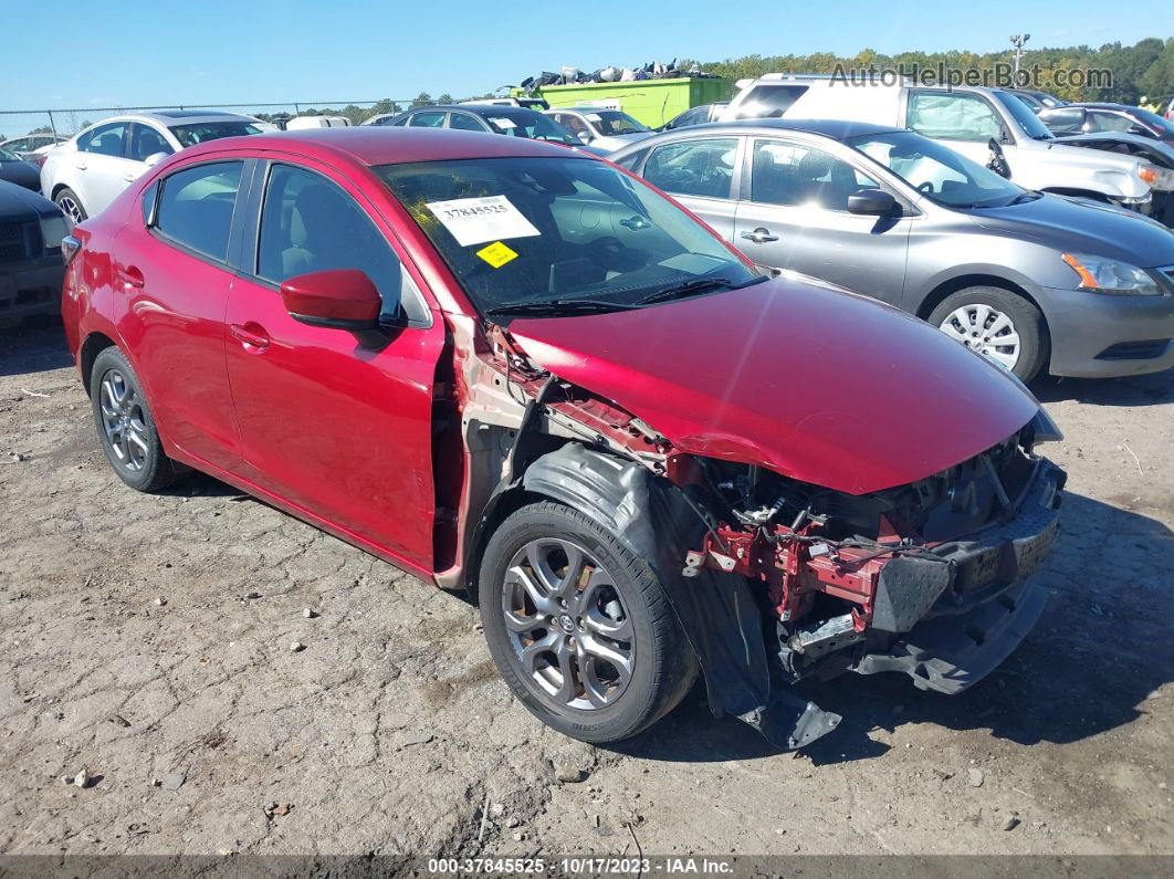 2019 Toyota Yaris Sedan Le Красный vin: 3MYDLBYV8KY501507