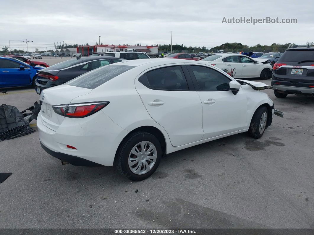 2019 Toyota Yaris L White vin: 3MYDLBYV9KY504819