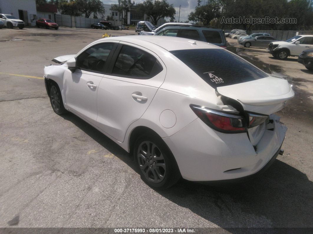 2019 Toyota Yaris Sedan Le White vin: 3MYDLBYV9KY526657