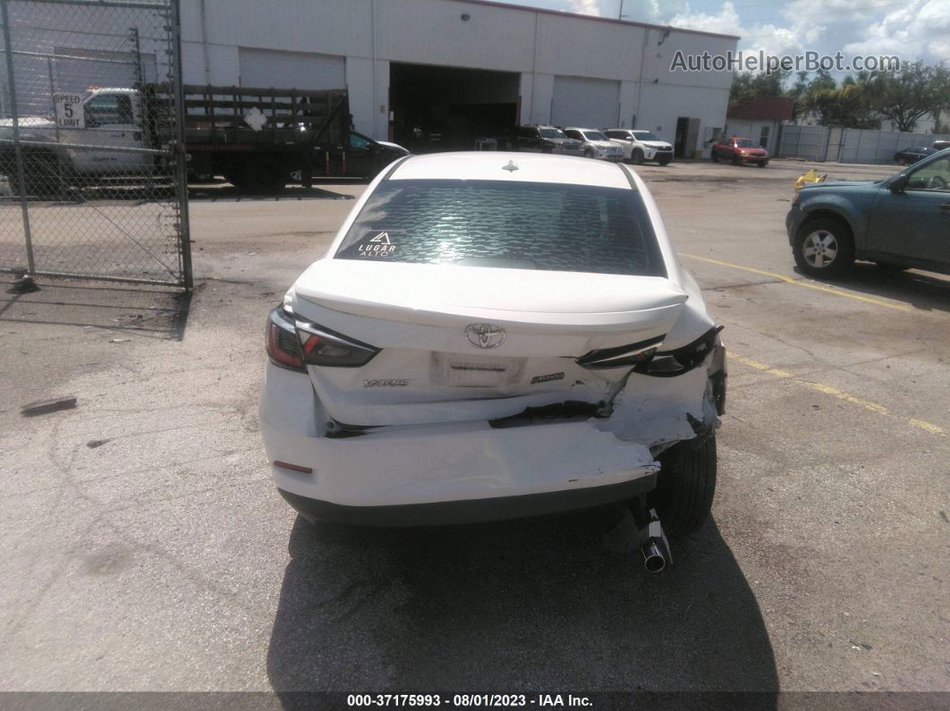 2019 Toyota Yaris Sedan Le White vin: 3MYDLBYV9KY526657