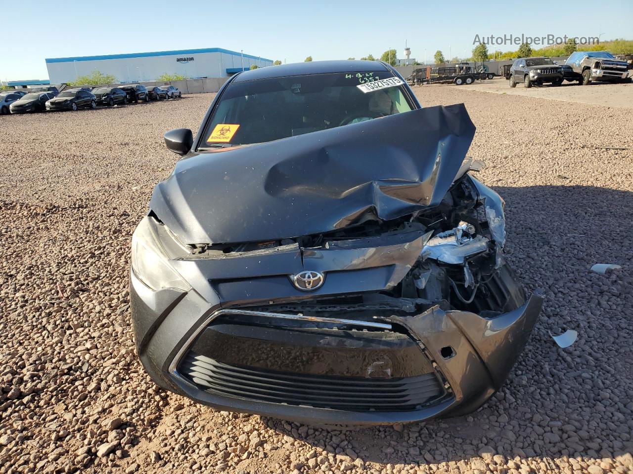 2018 Toyota Yaris Ia  Gray vin: 3MYDLBYVXJY306359