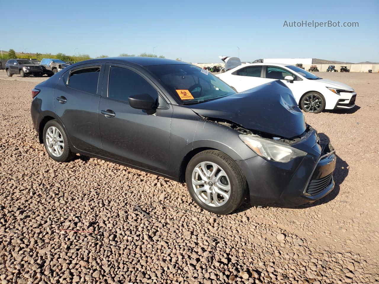 2018 Toyota Yaris Ia  Gray vin: 3MYDLBYVXJY306359