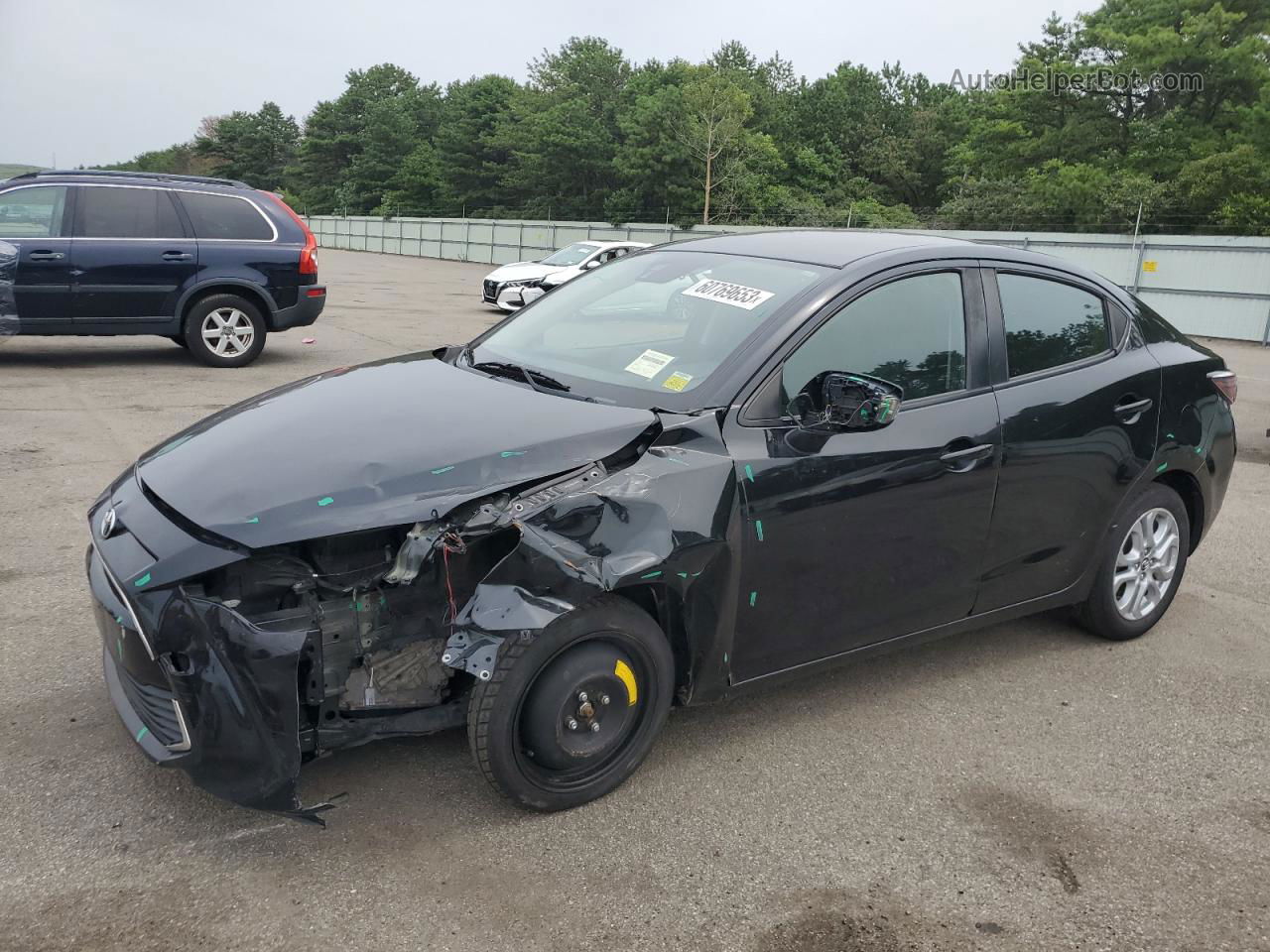 2018 Toyota Yaris Ia  Black vin: 3MYDLBYVXJY308192