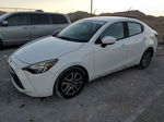 2018 Toyota Yaris Ia  White vin: 3MYDLBYVXJY315370