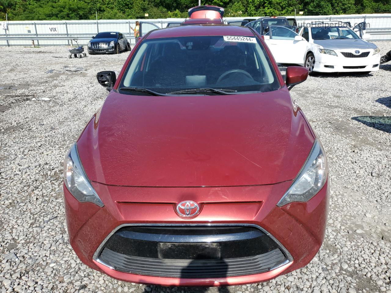 2018 Toyota Yaris Ia  Red vin: 3MYDLBYVXJY333447