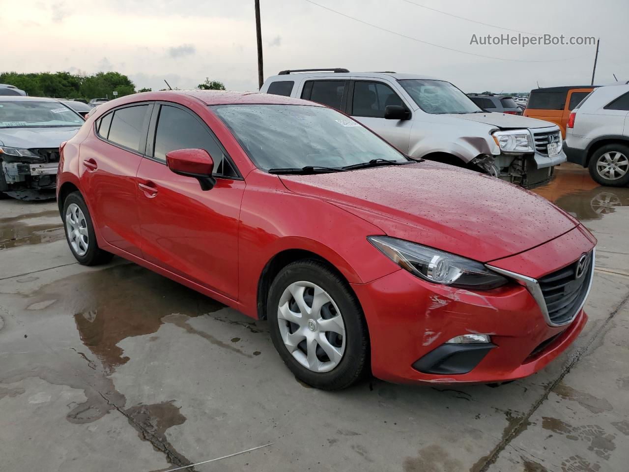 2016 Mazda 3 Sport Red vin: 3MZBM1J72GM305826