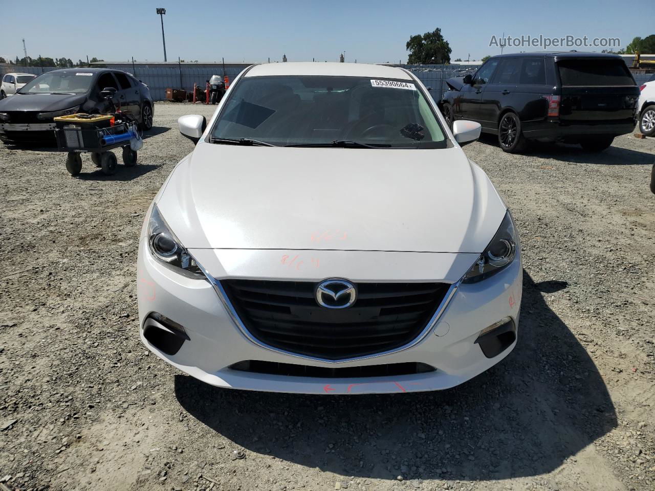 2016 Mazda 3 Sport White vin: 3MZBM1J75GM317596