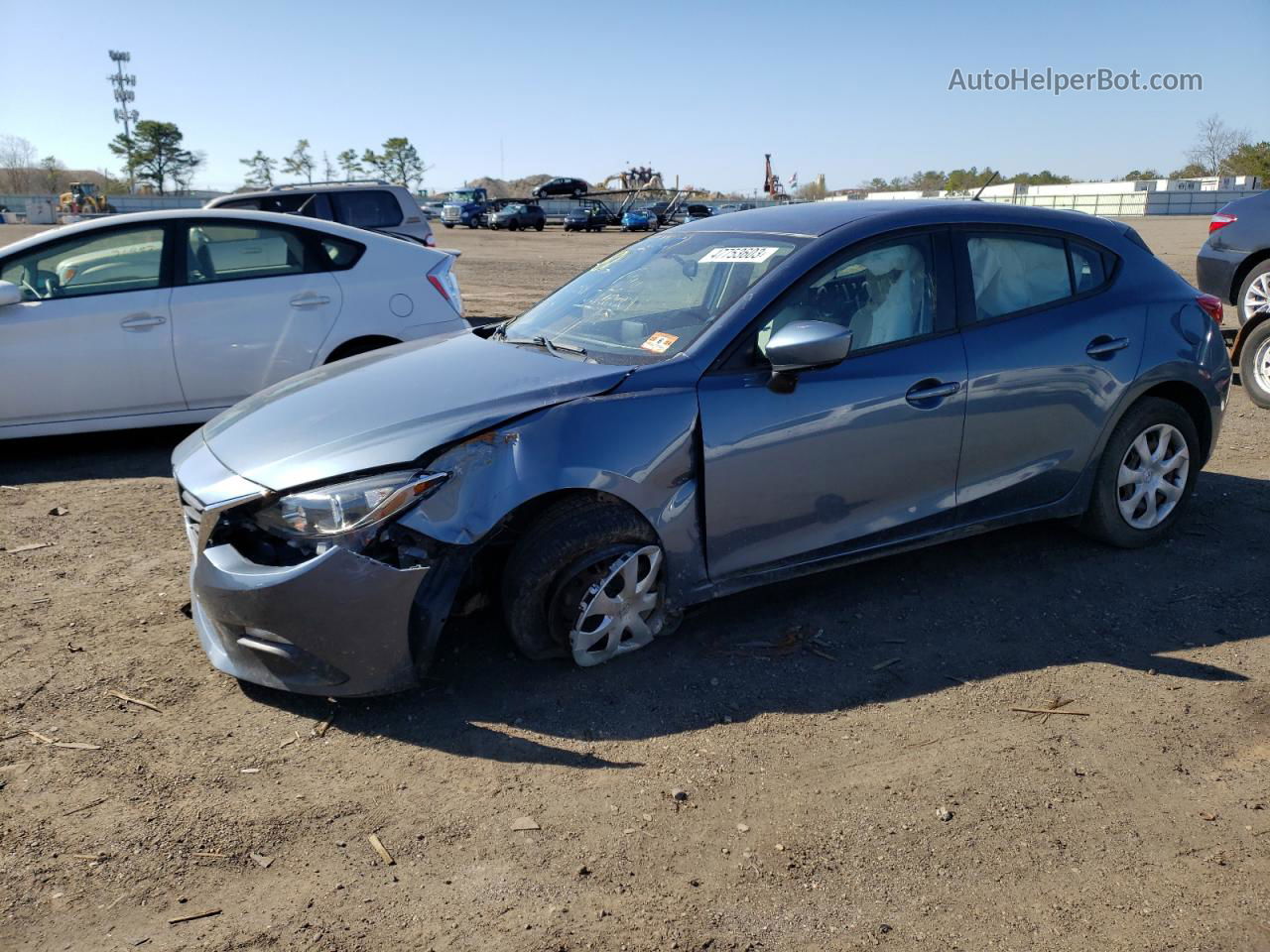 2016 Mazda 3 Sport Blue vin: 3MZBM1J78GM239847