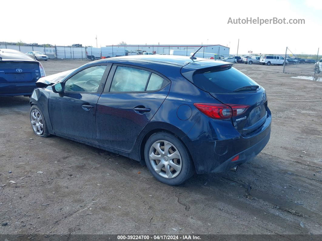 2016 Mazda Mazda3 I Sport Синий vin: 3MZBM1J78GM252940