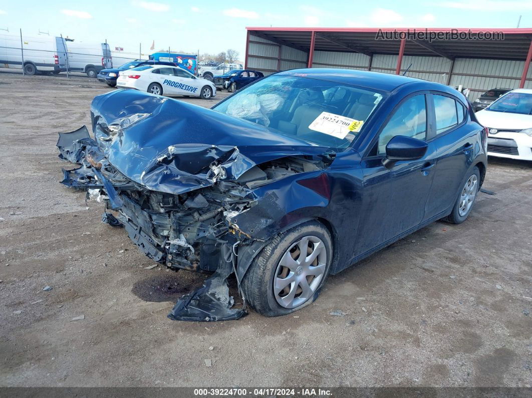 2016 Mazda Mazda3 I Sport Blue vin: 3MZBM1J78GM252940