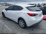 2016 Mazda Mazda3 I Sport White vin: 3MZBM1J79GM307699