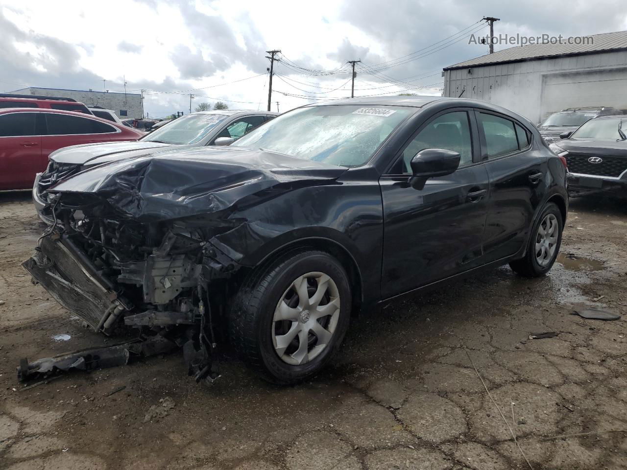 2014 Mazda 3 Sport Black vin: 3MZBM1K70EM112456