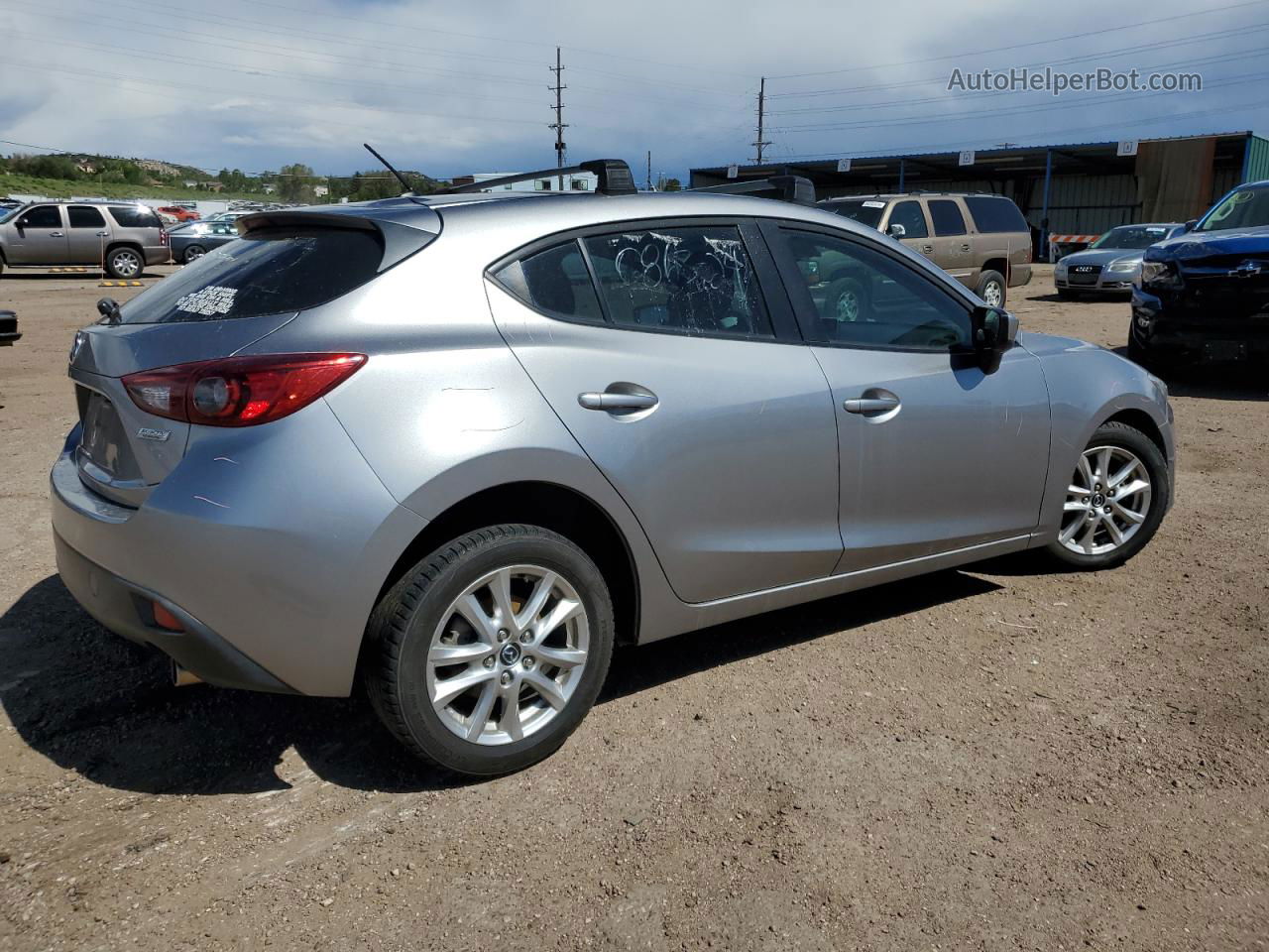 2015 Mazda 3 Sport Silver vin: 3MZBM1K70FM139481