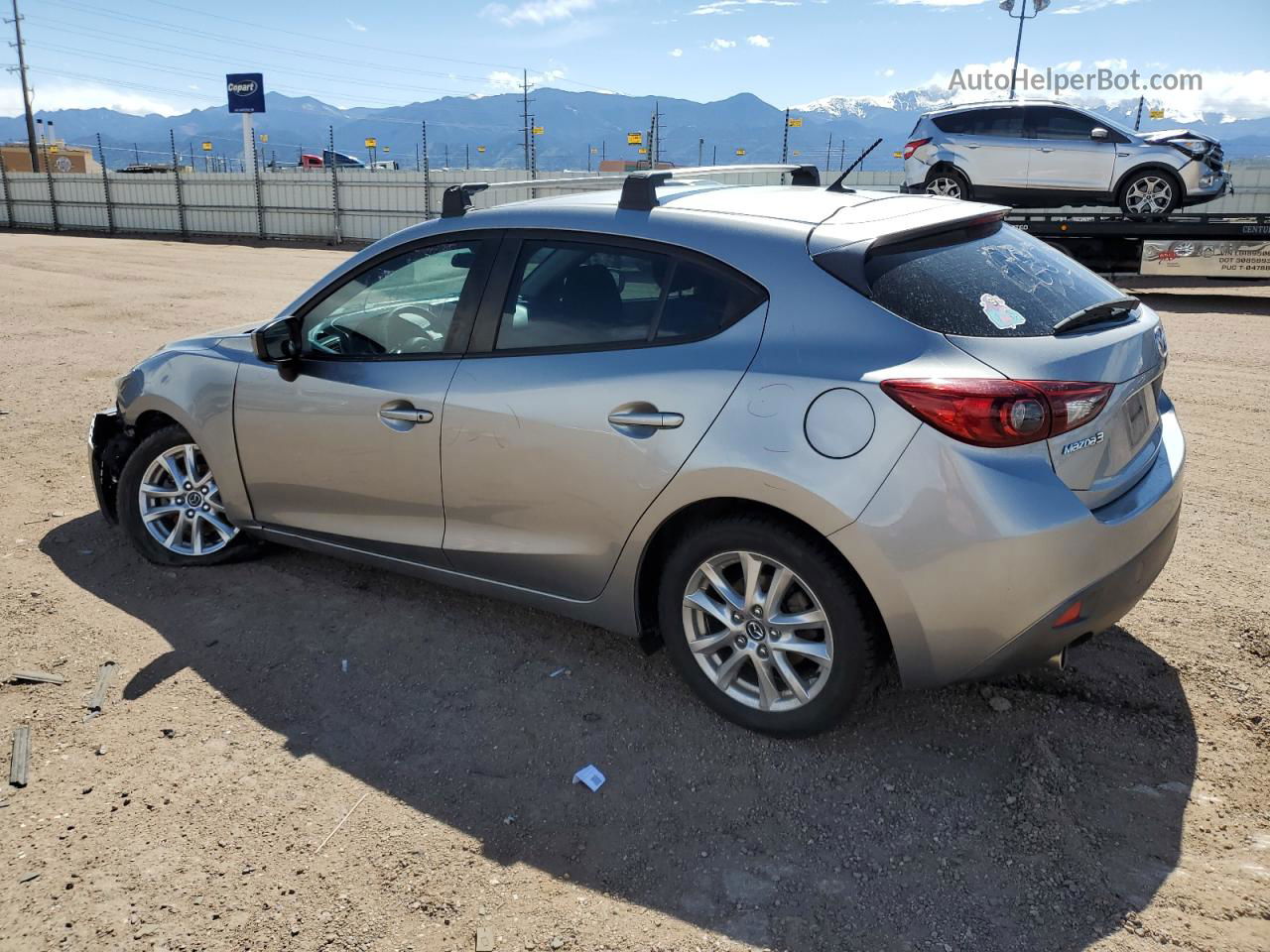 2015 Mazda 3 Sport Silver vin: 3MZBM1K70FM139481